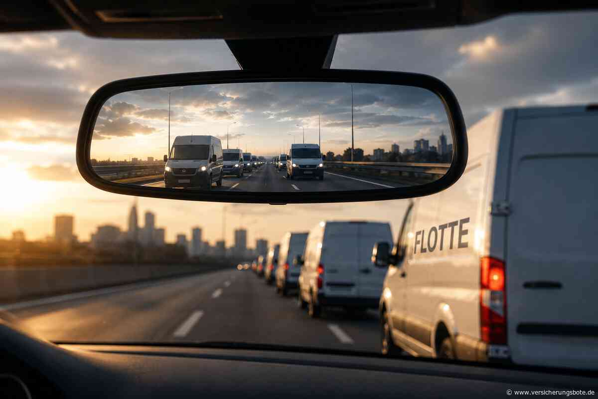 Kfz-Flottenversicherung: Versicherer schauen beim Risiko zu oft in den Rückspiegel