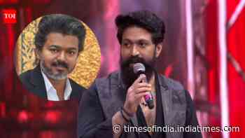 ‘Toxic’ star Yash praises Vijay’s commitment to Tamil Nadu people