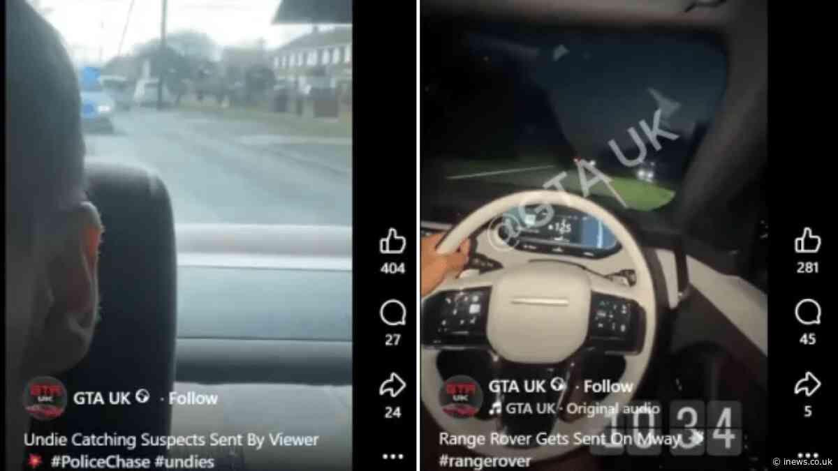 The disturbing videos that show speeding drivers risking lives for likes
