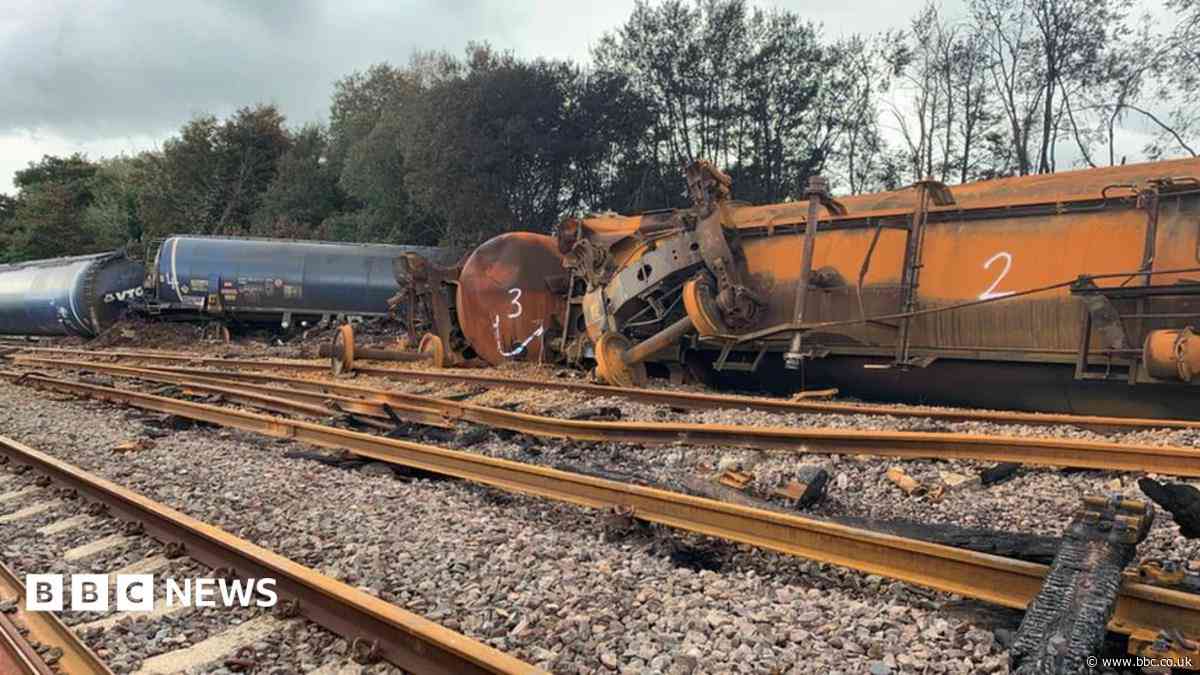 Rail companies sued for &pound;5m over oil spill caused by derailment