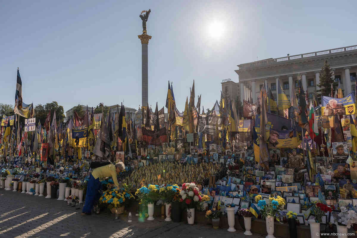 As Ukraine’s allies gather for big anniversary, one key backer is absent