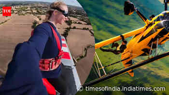 Sydney tells Tom to 'watch out'; NAILS airplane stunt