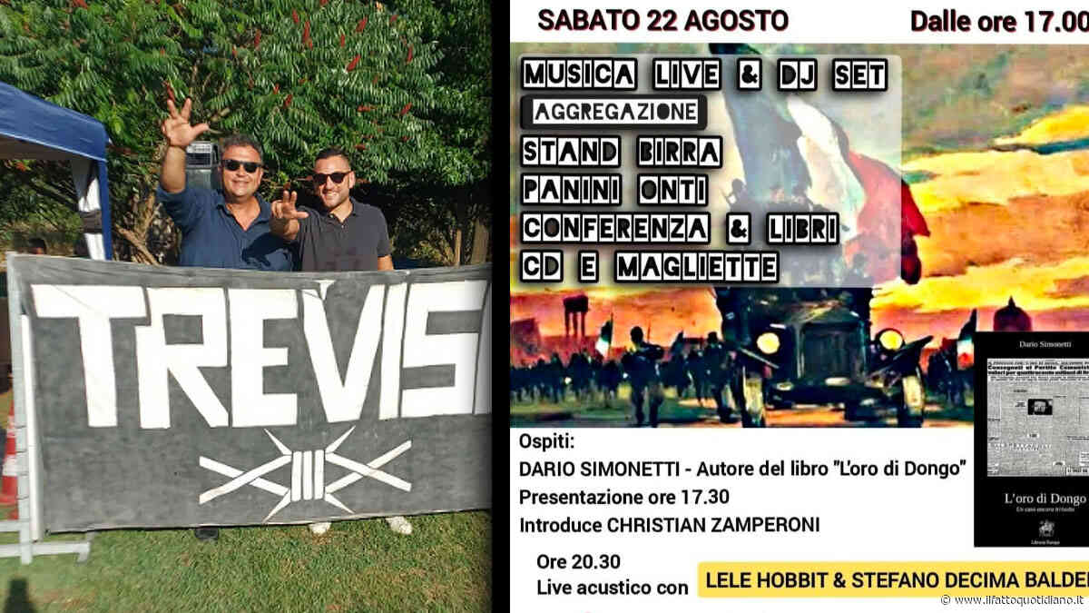 Treviso, ecco lo “Squadrismo summer fest” di Futuro Nazionale. Sui social le foto dei “camerati” della “razza Piave”