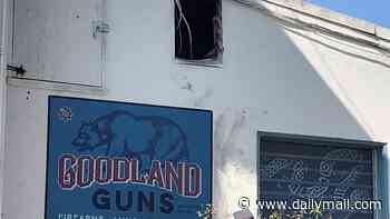 Residents in ritzy California enclave left fuming as GUN STORE opens up in beach town next to a daycare