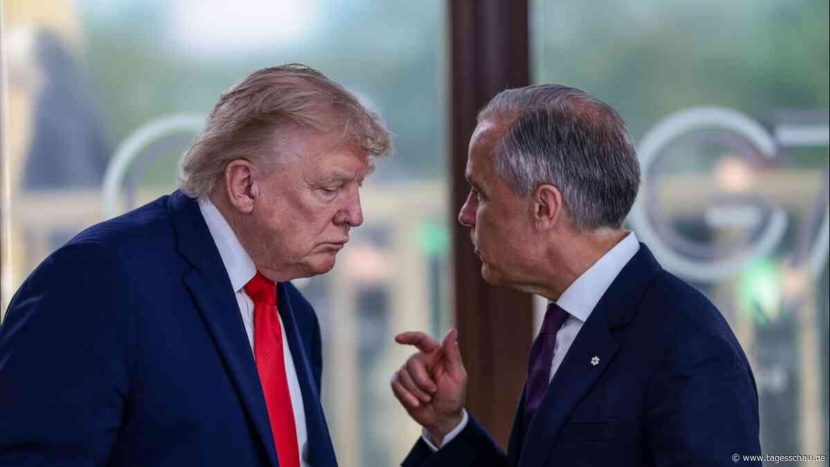 Handelsstreit zwischen USA und Kanada: Trumps Zölle, Carneys Härte