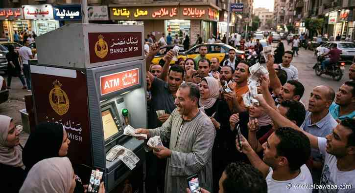 ماكينة صراف تمنح العملاء أموالاً مضاعفة في مصر