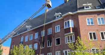 Woning uitgebrand na brand aan Rietwijkerstraat in Amsterdam