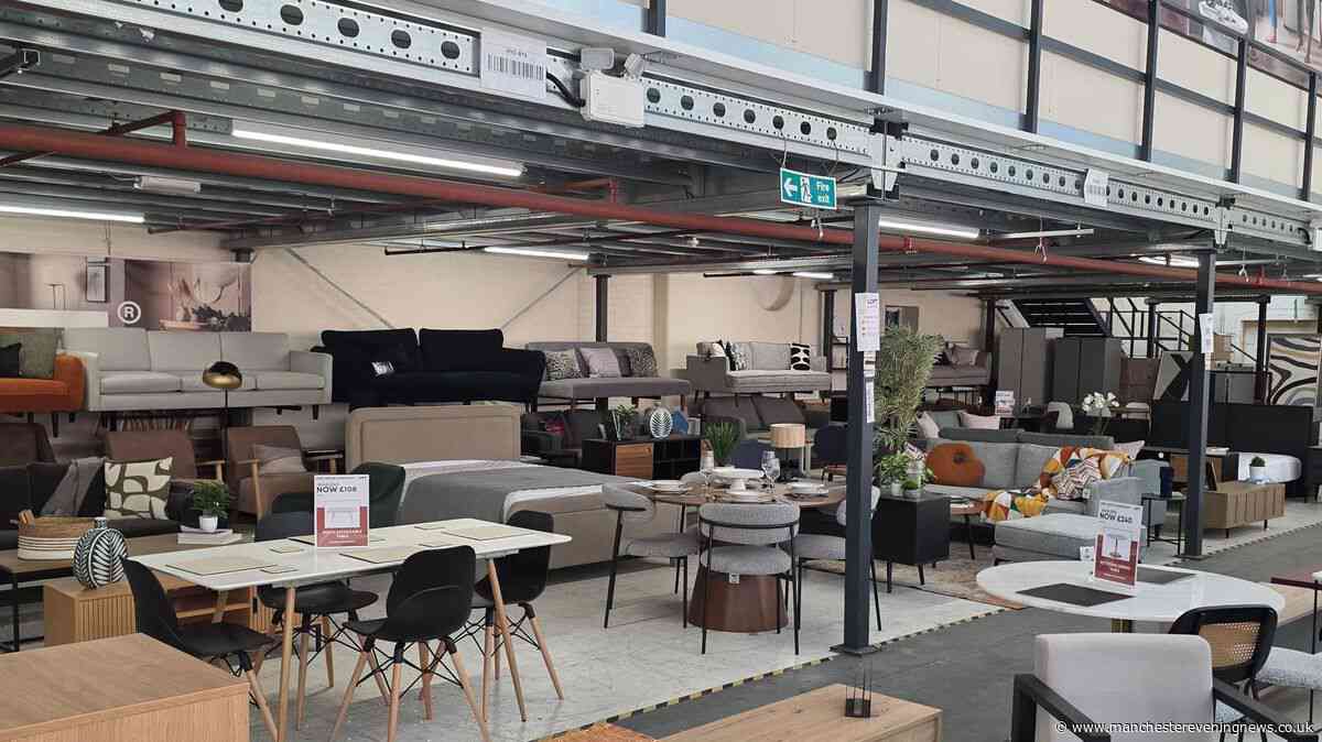 Huge Greater Manchester furniture outlet to close with 70% off clearance sale