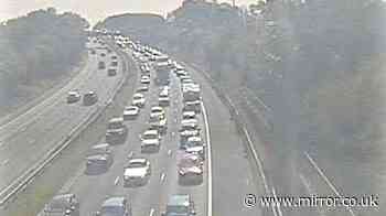 Police probe as several motorists seen driving wrong way on M6 following crash