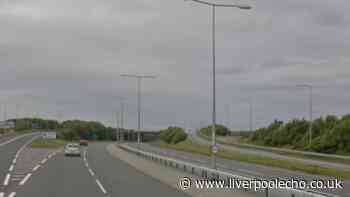 Arrest made as vehicle drives wrong way on A55 and 'person knocked off bike'