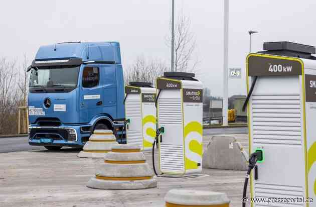 FRYTE und SMATRICS integrieren Ladeinfrastruktur für E-LKW in die Routenplanung von Logistikunternehmen