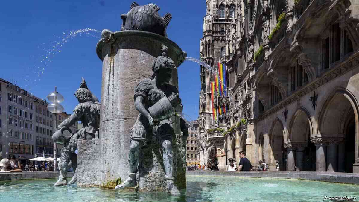 „Guter Kompromiss“: Fischbrunnen am Münchner Rathaus geht wieder in Betrieb – allerdings anders, als gewohnt