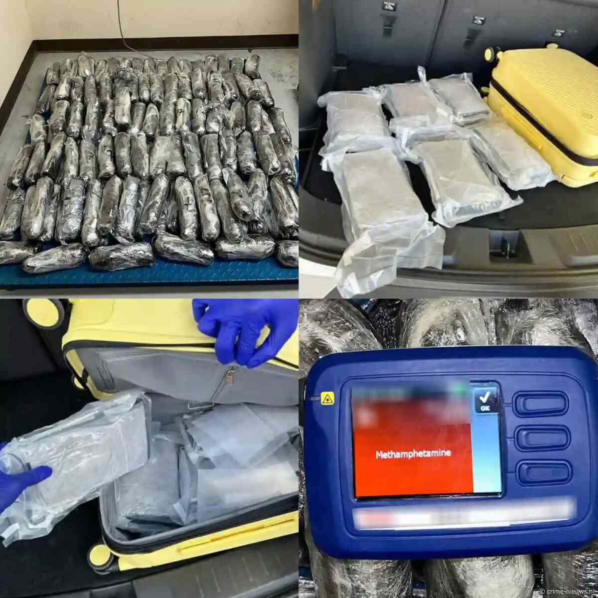 Tientallen kilo’s meth en cocaïne gepakt bij twee verkeerscontroles na overtredingen