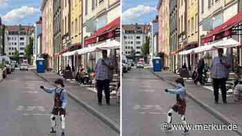 Roboter-Kind in Tracht läuft durchs Münchner Westend – „Deutschland ist 20 Jahre hinterher“