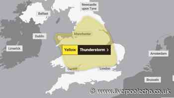 Met Office issues 15 hour weather warning for Merseyside