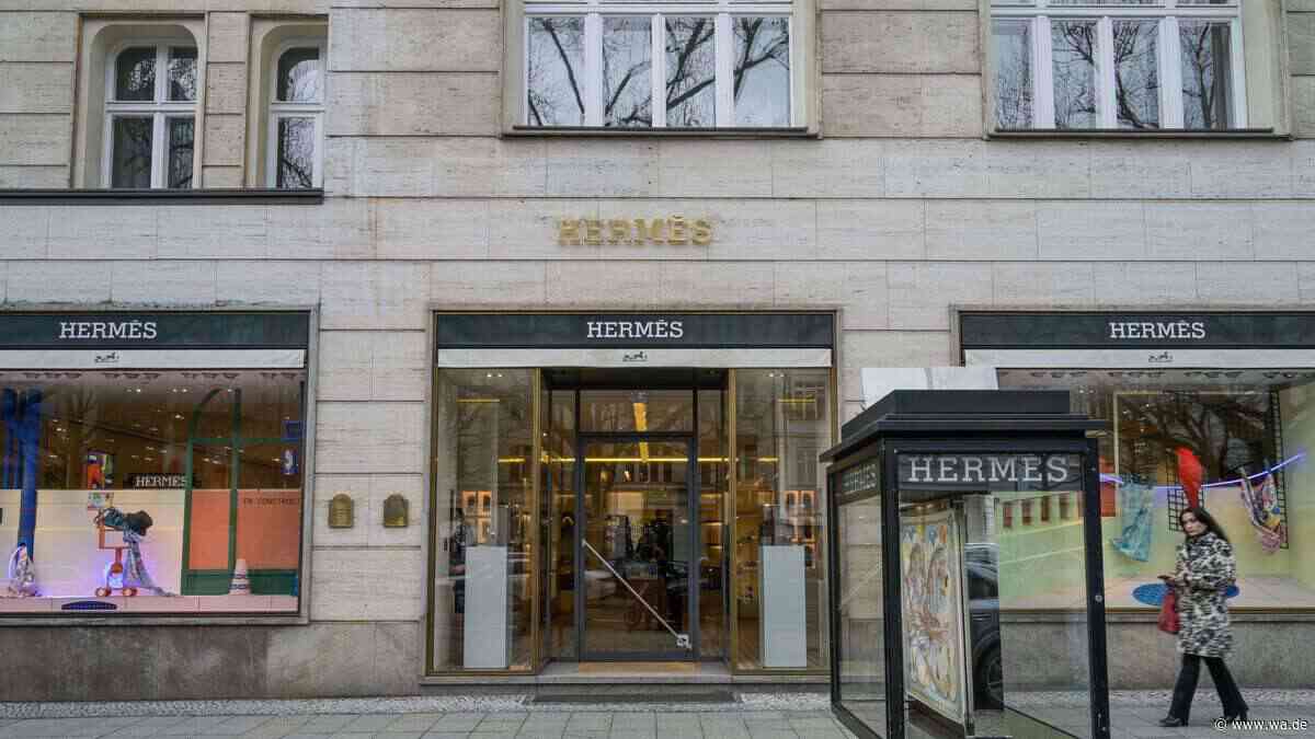 Klemmende Tür bei Hermès: Komikerin sitzt 80 Minuten auf Luxus-Toilette fest – Feuerwehr muss ran