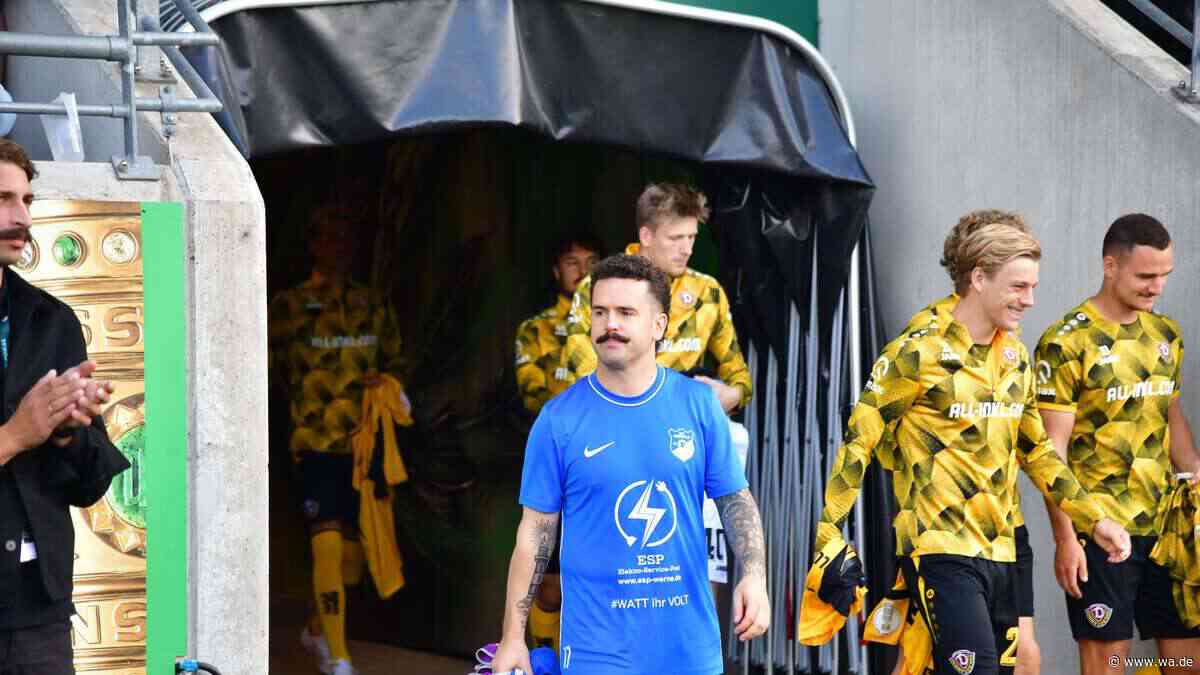 Pokaldebüt bei 0:6-Niederlage: Franke genießt den Dresden-Moment und hofft auf neuen Westfalia-Schub