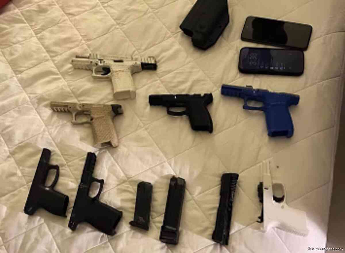 Deputies arrested three and seized 3D‑printed guns and narcotics during north OC probation check