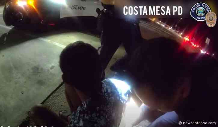 DUI driver arrested after sideswiping three cars, including a police car, in Costa Mesa