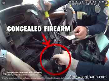 Orange Police find hidden gun during traffic stop; convicted felon arrested