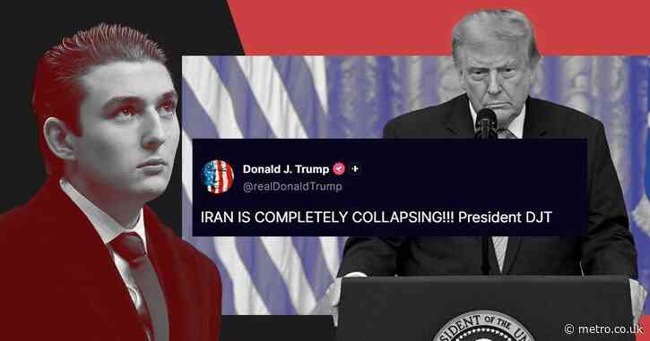 Donald Trump hits out at Iran after threats to kill Barron Trump