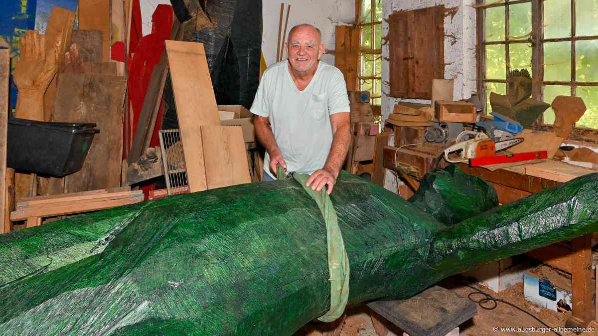 103 große Holzfiguren und vieles mehr: Josef Lang aus Denklingen ist Holzbildhauer