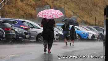 Met Office bank holiday weekend weather forecast with heavy rain and thunderstorms expected