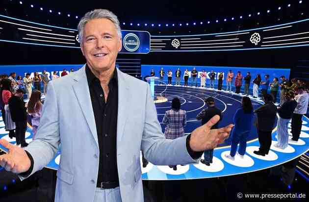 Haben Sie das Zeug zum Superhirn? Jörg Pilawas neues Quiz "Wer ist Deutschlands Superhirn?" startet am Donnerstag in SAT.1