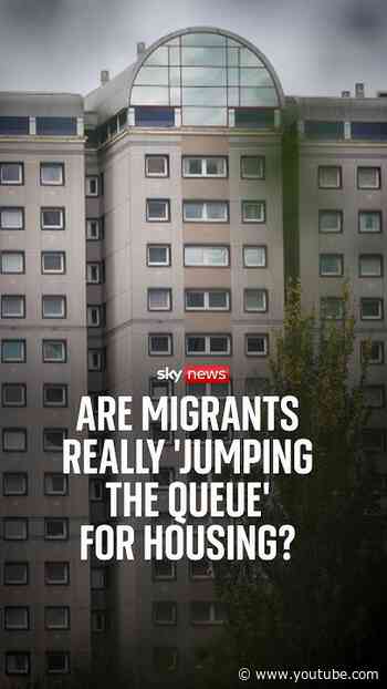 Are migrants really 'jumping the queue' for housing?