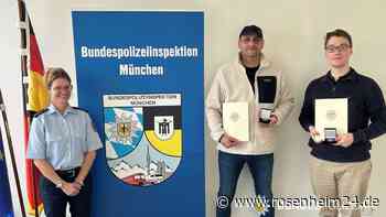 Massenschlägerei im Gleis: Bundespolizei ehrt mutige Retter von der Hackerbrücke in München