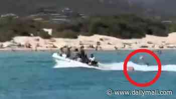 Migrant boat smashes into girl, 17, leaving her with multiple fractures - then continues to Italian beach after men on board decide not to help her