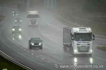 Police launch probe after several vehicles seen driving in wrong direction on M6