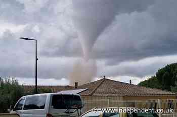 Huge tornado of ‘rare intensity’ tears through villages in Southern France as over 300 homes damaged