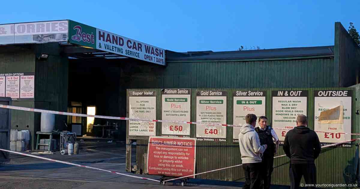 RECAP updates as police cordon remains at Beddington Lane car wash after major response