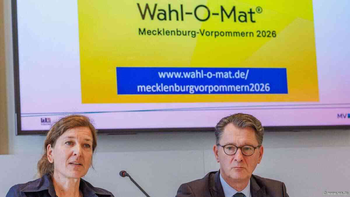 Jetzt hier das Tool testen: Wahl-O-Mat für Landtagswahl Mecklenburg-Vorpommern 2026 ist online
