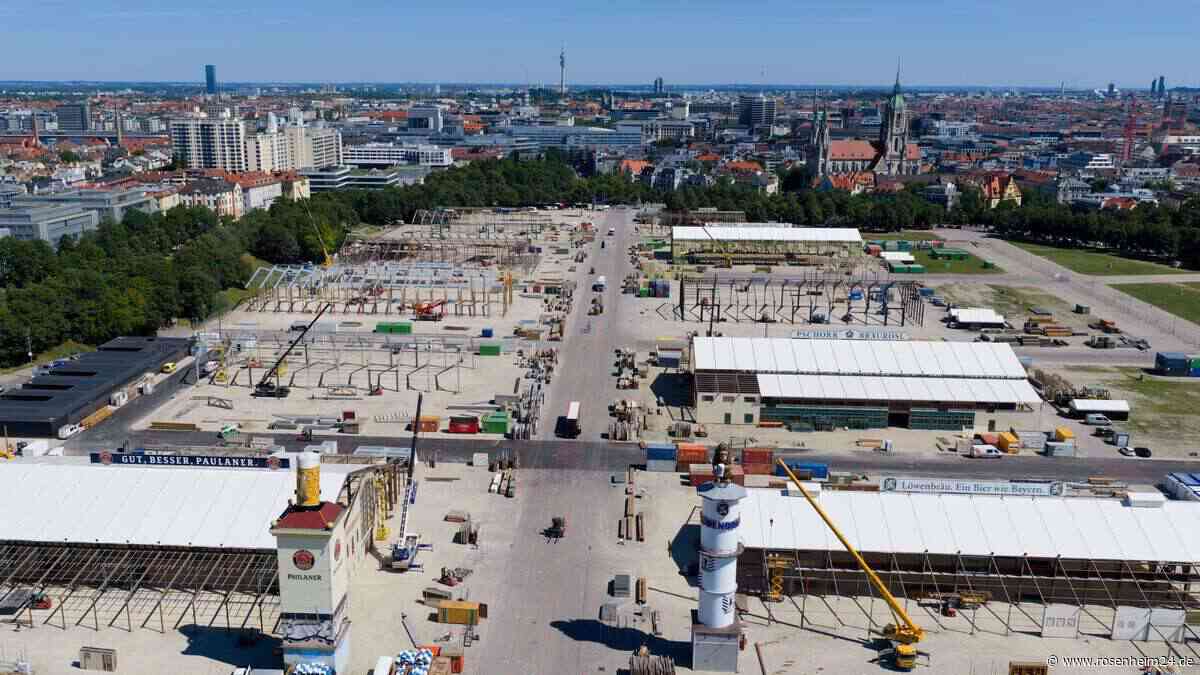 Vorbereitungen auf der Wiesn: So viel Strom braucht das Oktoberfest