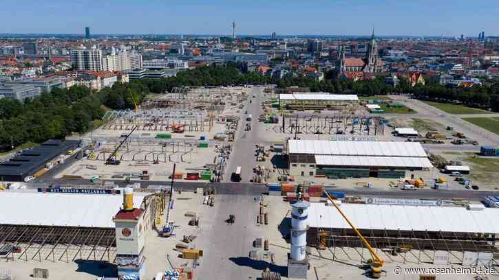 Vorbereitungen auf der Wiesn: So viel Strom braucht das Oktoberfest
