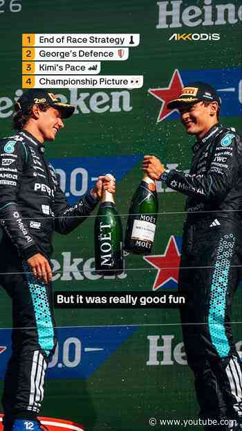 Looking back on the final Dutch GP with Shov, in our @Akkodis  Race Debrief 🗣 #f1 #mercedesf1