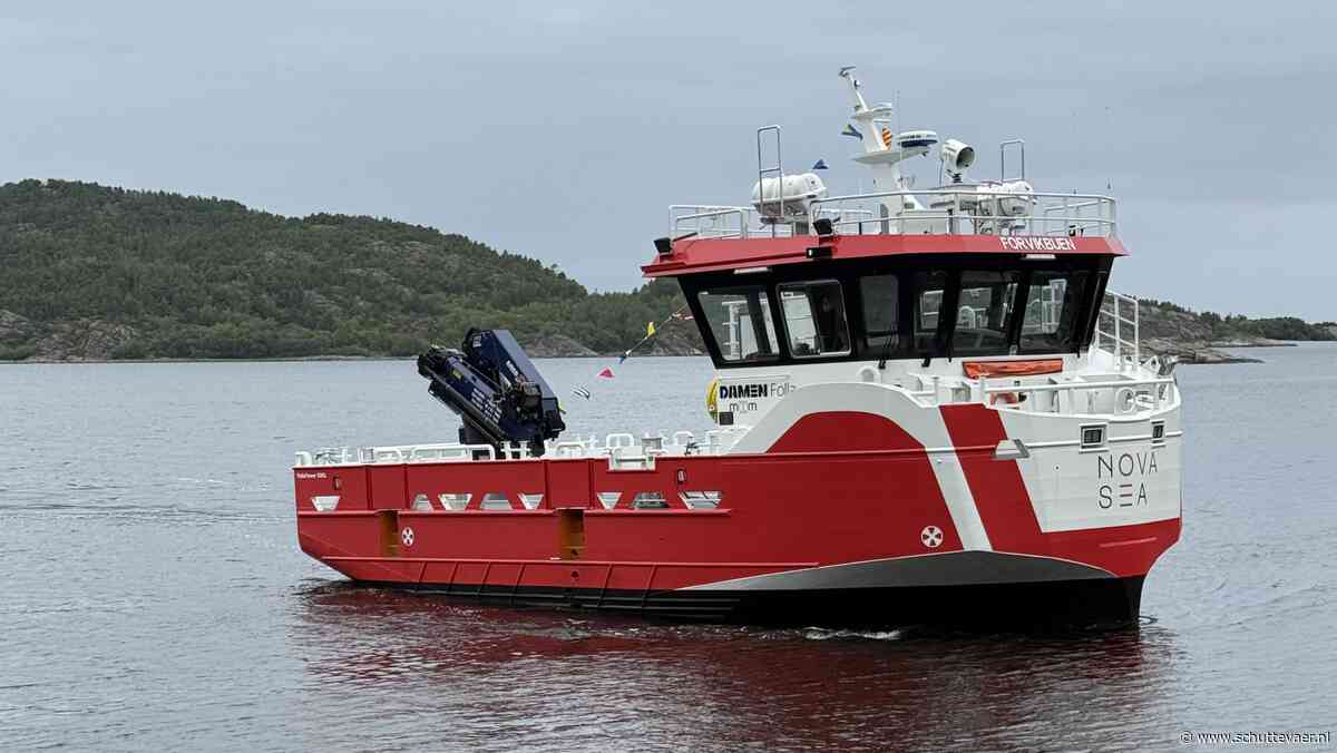 Damen Folla levert laatste werkboot uit serie aan Mowi