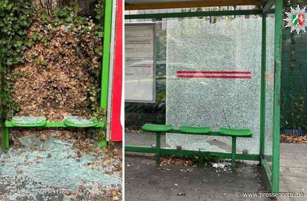 POL-OB: Neun Bushaltestellen im Oberhausener Stadtgebiet beschädigt - Polizei sucht Zeugen