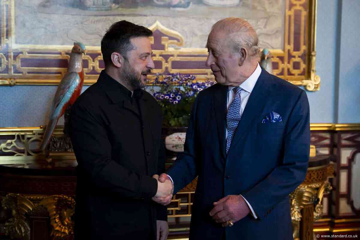 King hails bond between Ukraine and UK to mark country’s independence day