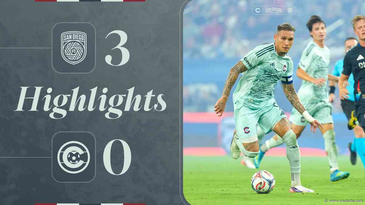 Highlights |.Rapids fall 0-3 to San Diego on the road