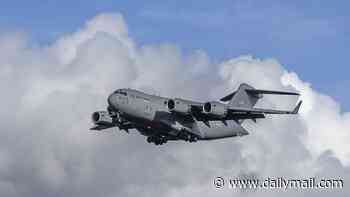 US Air Force transport jet makes 'highly unusual' landing in Moscow sparking frenzy of theories