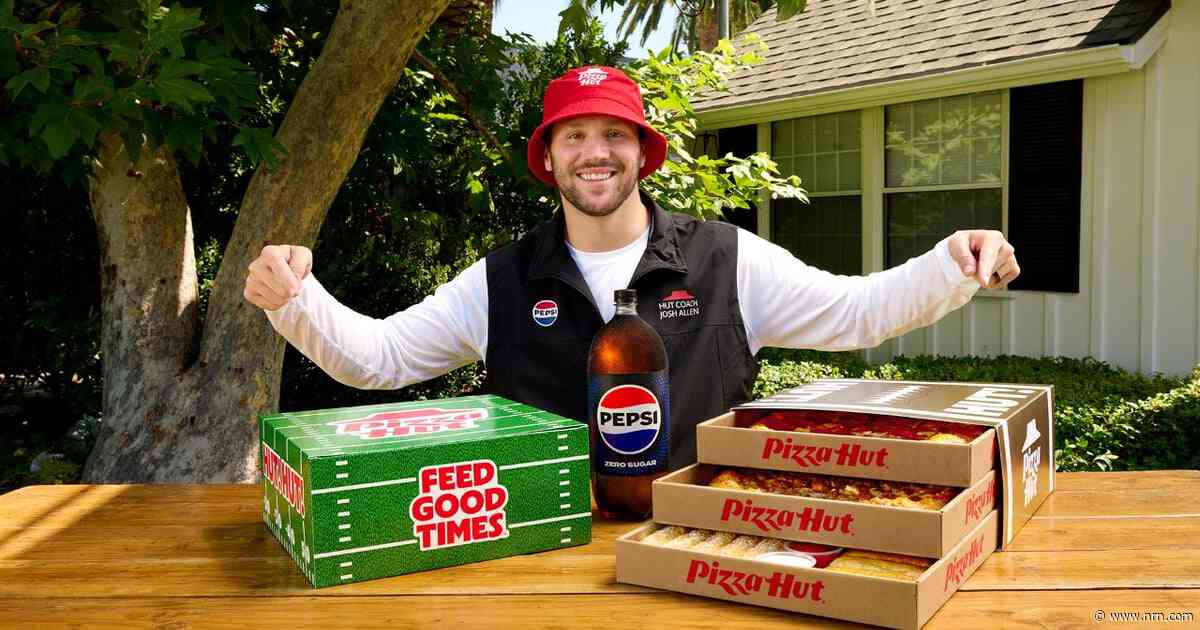 Pizza Hut recruits Josh Allen for NFL campaign
