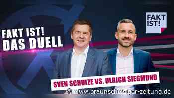 Landtagswahl Sachsen-Anhalt: So sehen Sie das TV-Duell Schulze vs. Siegmund