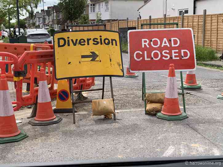 Brent road closures in September including Kingsbury and Wembley