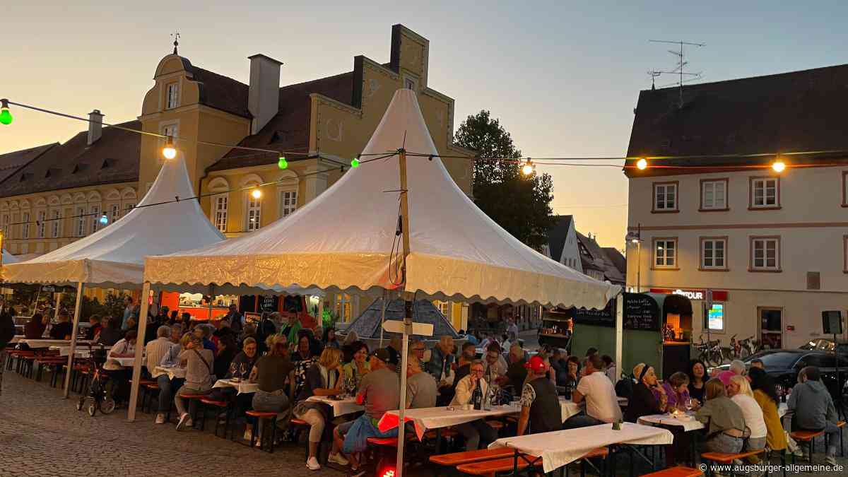 Drei Tage Weinfest in Weißenhorn mit Musik, Essensständen und edlen Tropfen