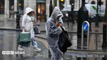 More downpours and thunderstorms are heading the UK's way