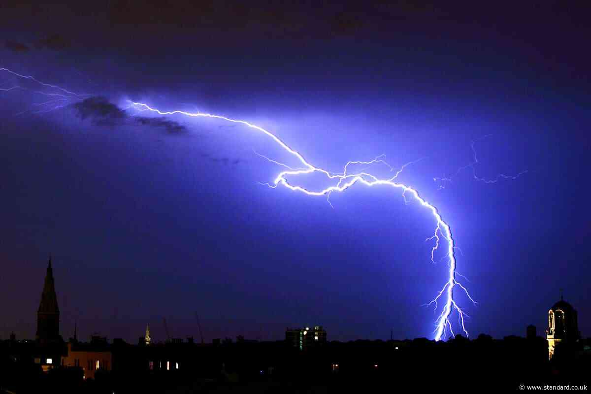 Thunderstorms threaten to flood homes and disrupt rail services in London