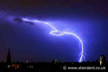 Thunderstorms threaten to flood homes and disrupt rail services in London